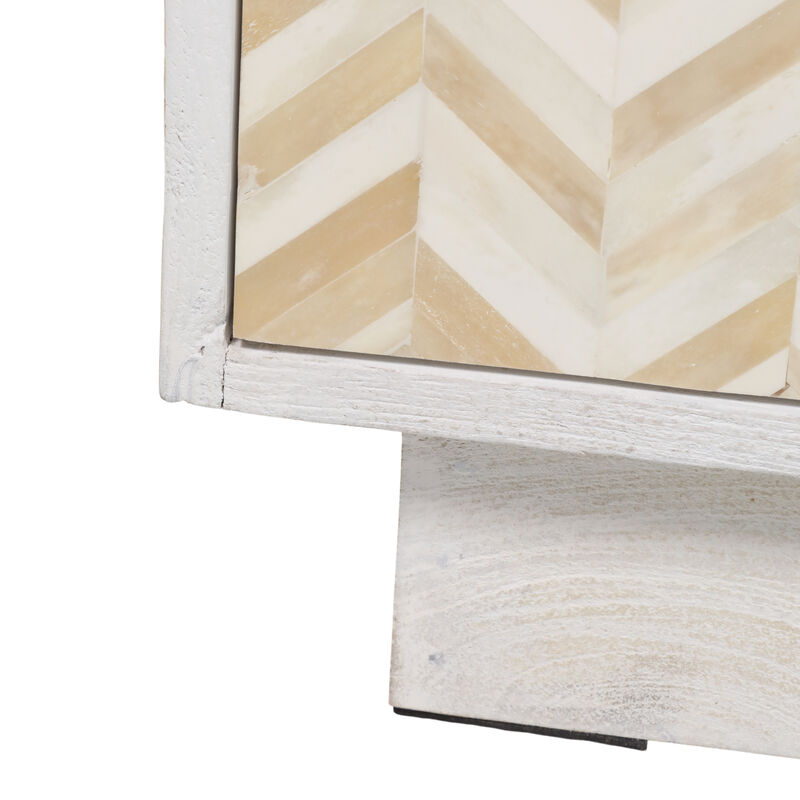 Herringbone Bone Inlay Cabinet image number 3