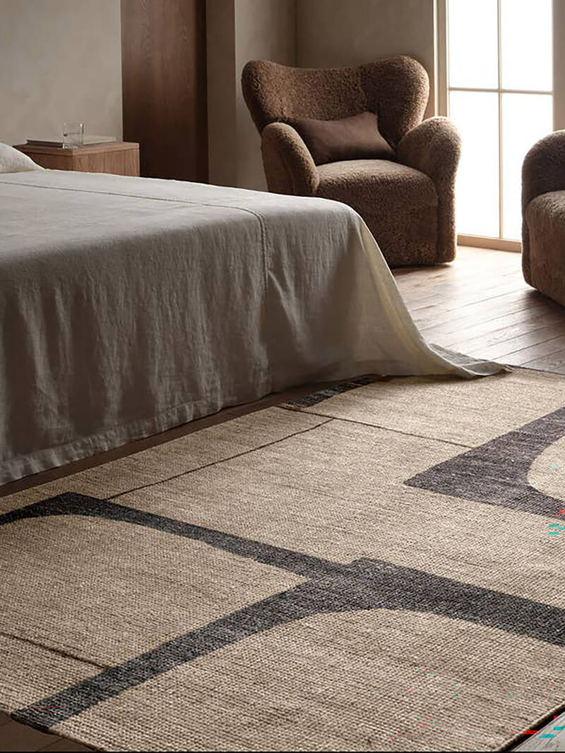 Theo Braith Tan/Taupe 7'9" x 9'9" Rug image number 1