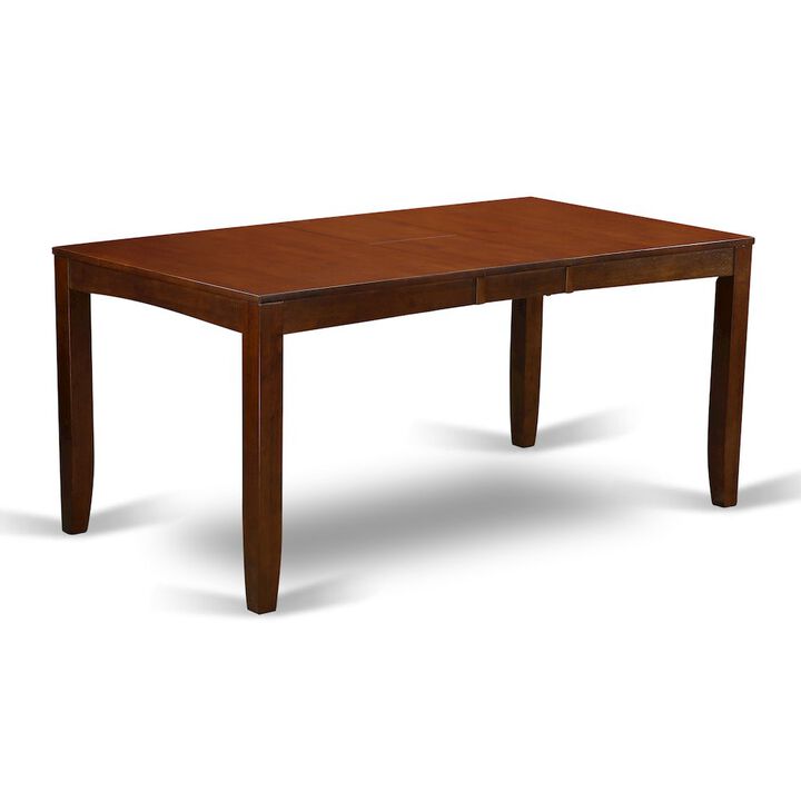 East West Furniture Lynfield  Rectangular  Dining  Table  36x66  with  butterfly  leaf  in  Espresso  Finish