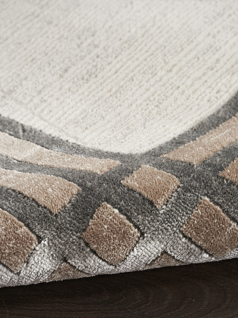 Desire DSR01 Ivory/Silver 3'11" x 5'11" Rug