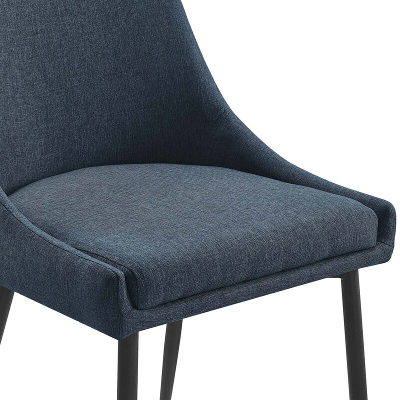Viscount Upholstered Fabric Dining Chairs - Set of 2 image number 2
