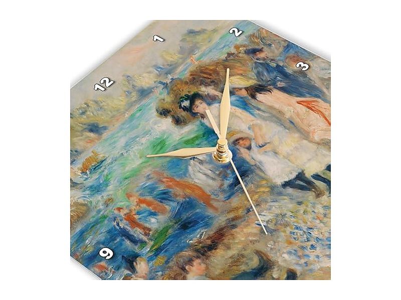 Children Seashore Pierre Auguste Renoir Wall Clock 10 Inch Home Decor image number 3