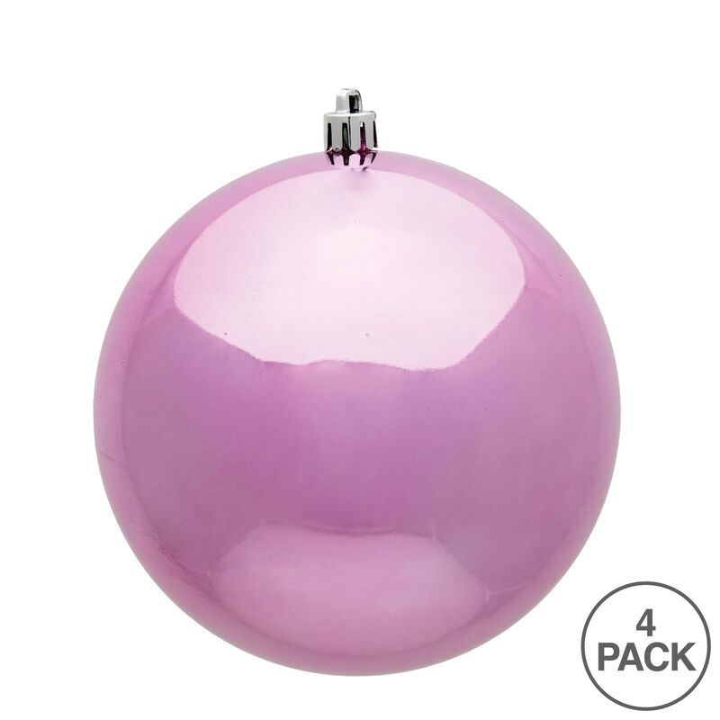 Vickerman N591579DSV Ball Ornament with Drilled & Wired Cap image number 2