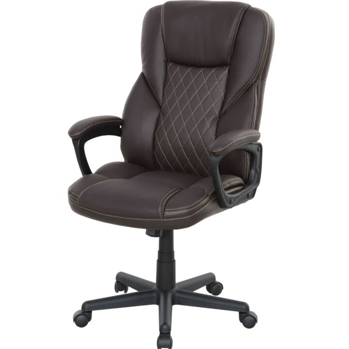 GOODSILO Ergonomic High Back Executive Desk Chair with Adjustable Height and Swivel Function
