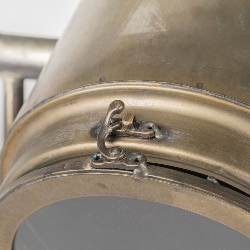 Hivvago 61" Gold LED Floor Lamp With Gold Metal Shade