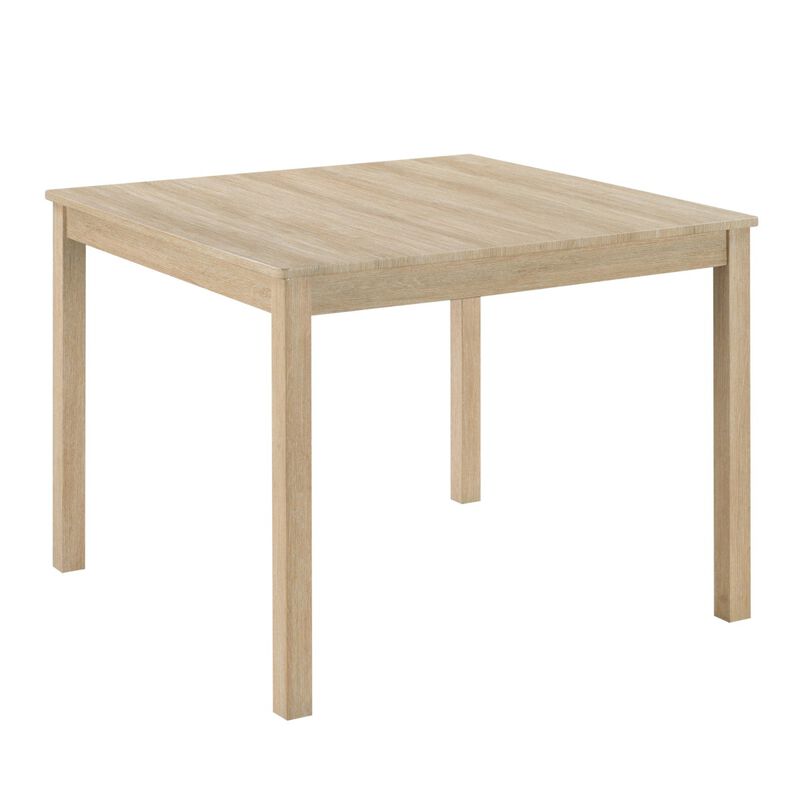 5 Piece Dining Table Set with 4 Chairs, square wooden dining table set for kitchen, dining table set for 4, modern dining furniture set image number 5