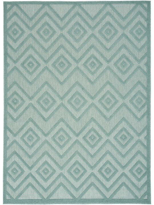 Versatile NRV01 Aqua/Teal 4' x 6' Rug