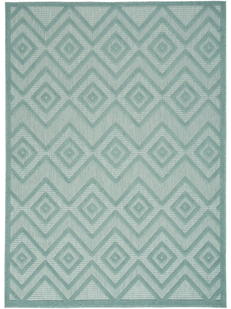 Versatile NRV01 Aqua/Teal 4' x 6' Rug