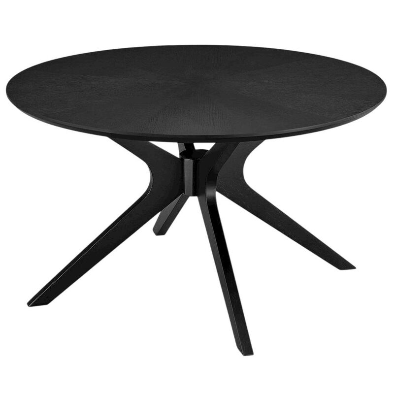 Round Wooden Coffee Table with Modern Design and Durable Build image number 0