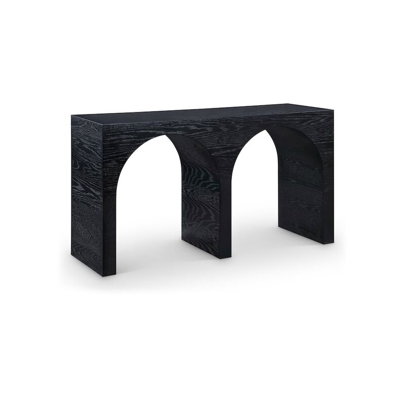 Meridian Furniture June Black Oak Console Table