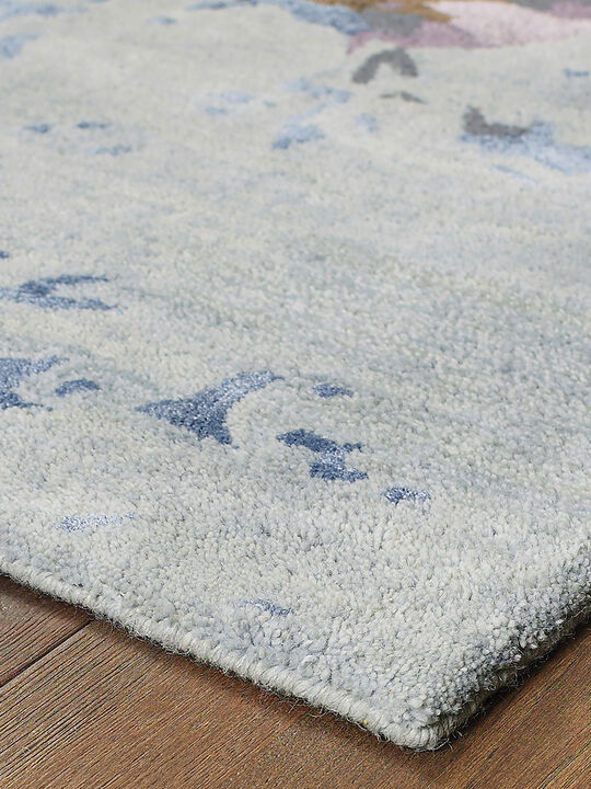 Galaxy 5' x 8' Blue Rug