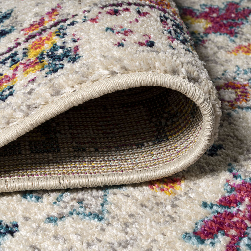 Alfombra Modern Persian Boho Floral Area Rug