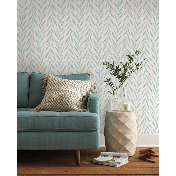 Willow Blue Wallpaper