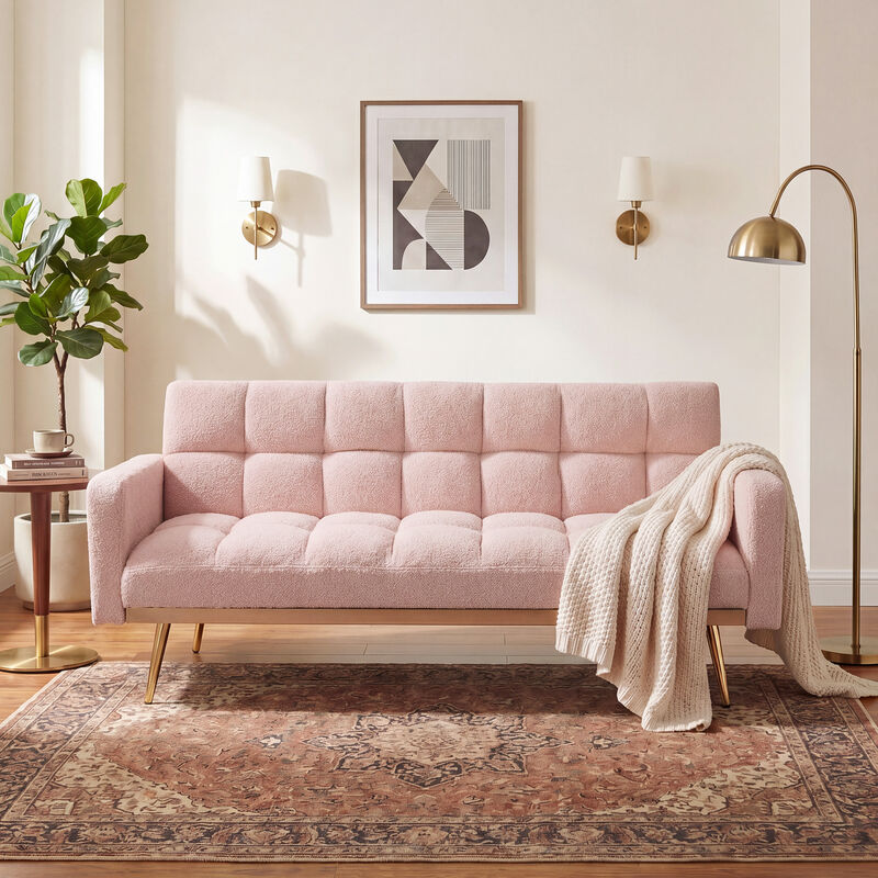 Wosdik Teddy Fleece Adjustable Futons image number 1