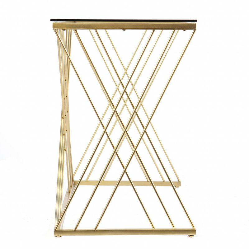 Designer Glass Writing Desk &ndash; Functional and Elegant Work Table