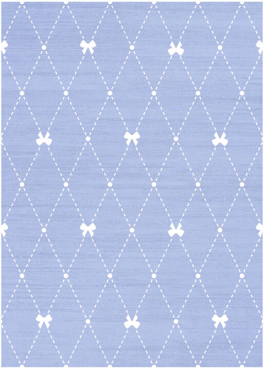 HomeRoots Bow Youthful Washable Area Rug