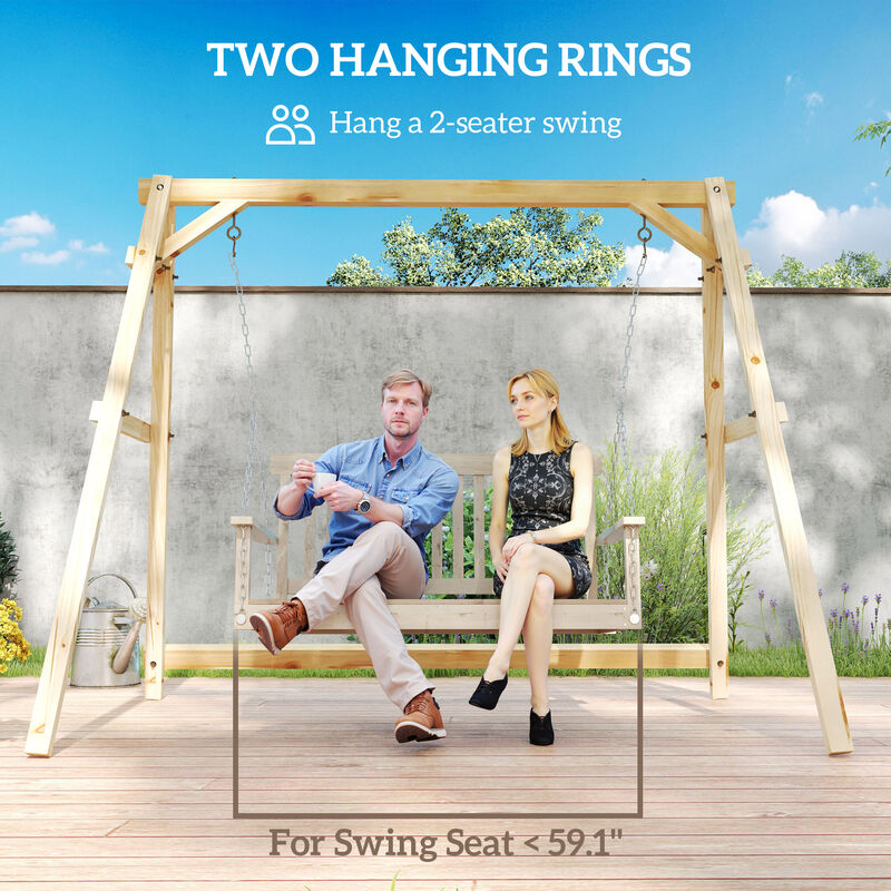 Hivvago Heavy Duty Porch Swing Frame &ndash; 770 lb Capacity image number 5
