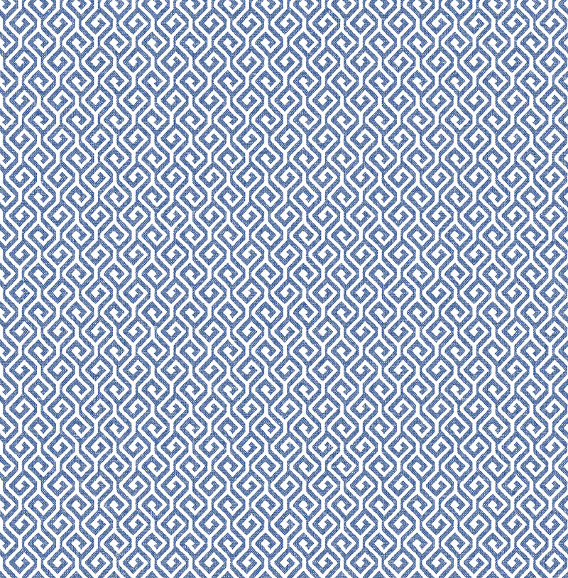 Sete Denim Greek Key Wallpaper image number 0