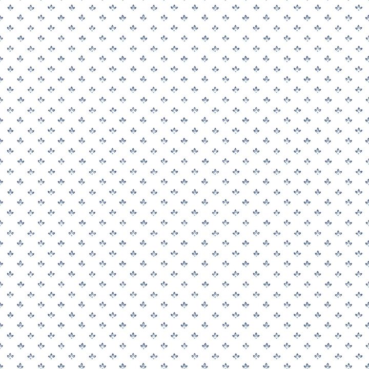 Just Kitchens Tri Leaf Blue Wallpaper G45462