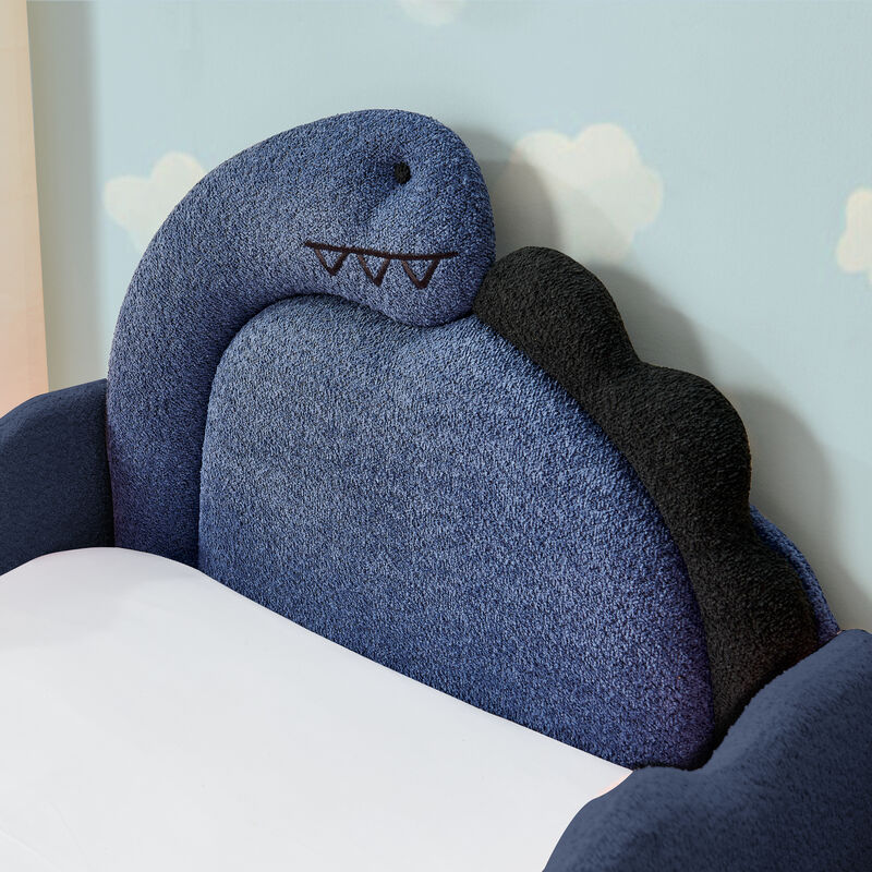 Ganwan Cute Dinosaur-Shaped Kids Bed Frame image number 4