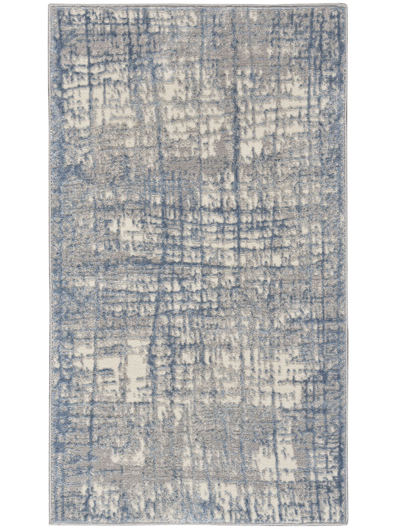 CK950 Rush CK950 Ivory/Blue 3'2" x 5' Rug