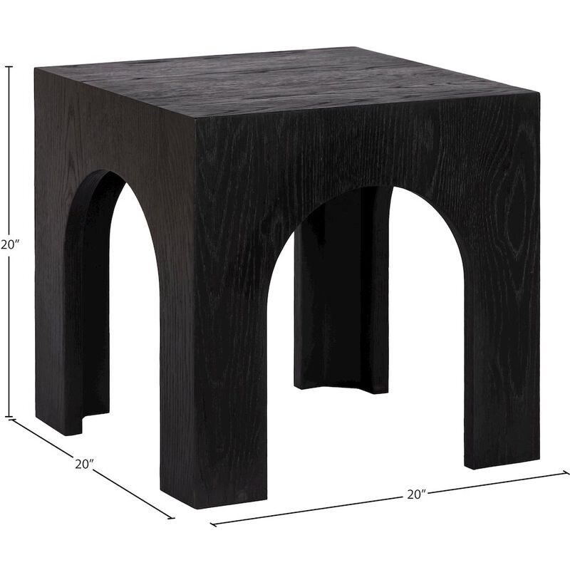 Meridian Furniture Arch Black End Table