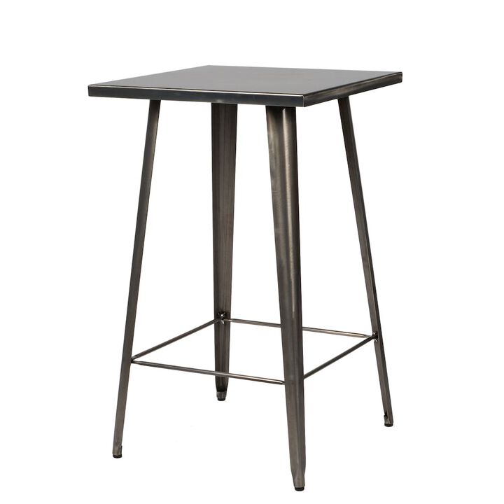 Commercial Seating Products Gunmetal Square Cocktail Table