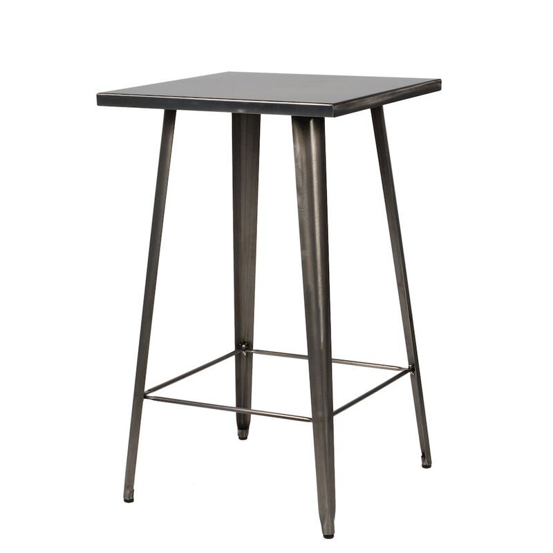 Commercial Seating Products Gunmetal Square Cocktail Table