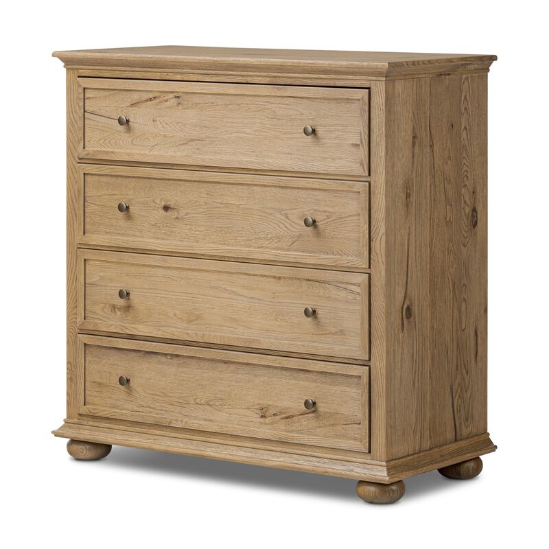 Geoffrey Worn Oak Tall Dresser