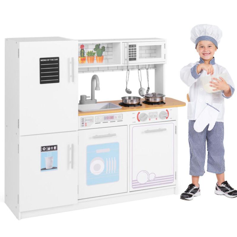 Hivvago Toddler Pretend Play Kitchen Toy with Stove for 3+ Boys and Girls