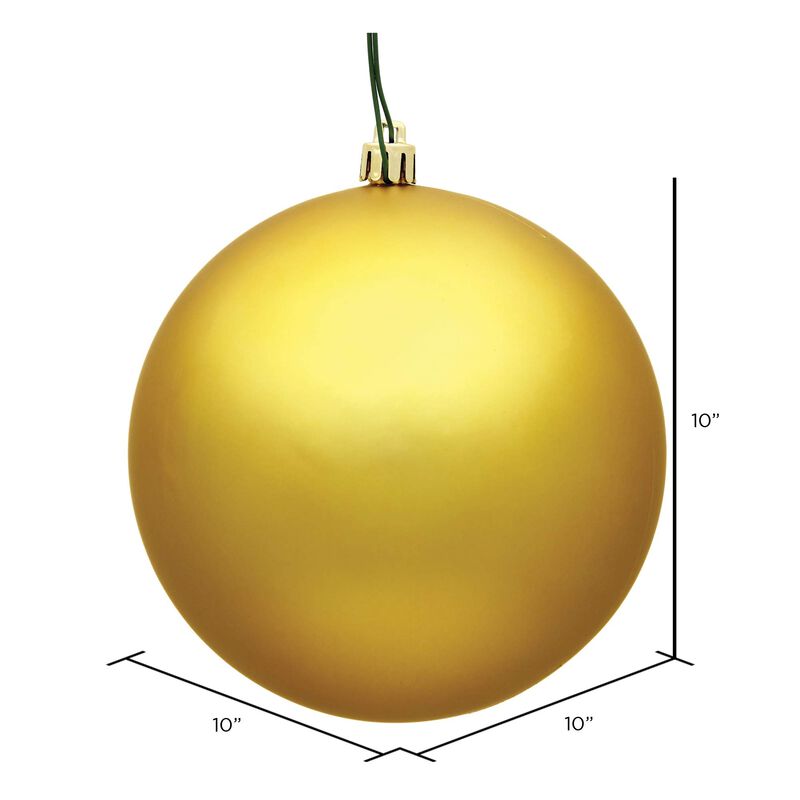 Vickerman Honey Gold Matte Ball UV Drilled Cap - image number 1