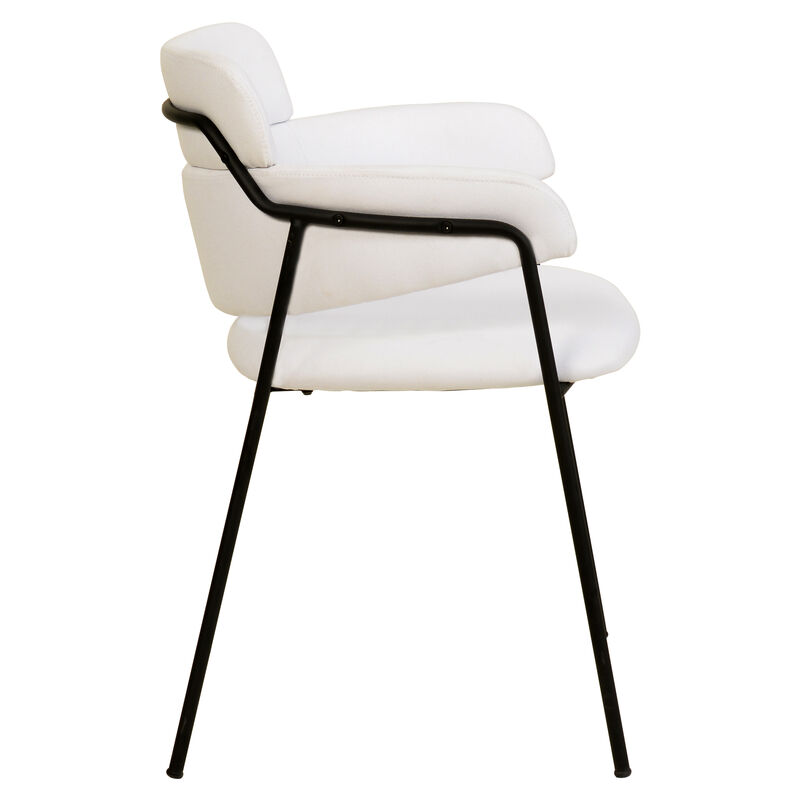 LeisureMod Axis Collection Modern Dining Chair - Set of 2