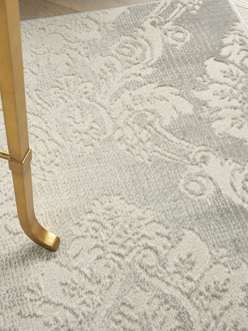 Elation ETN03 Ivory/Gray 5'3" x 7'3" Rug