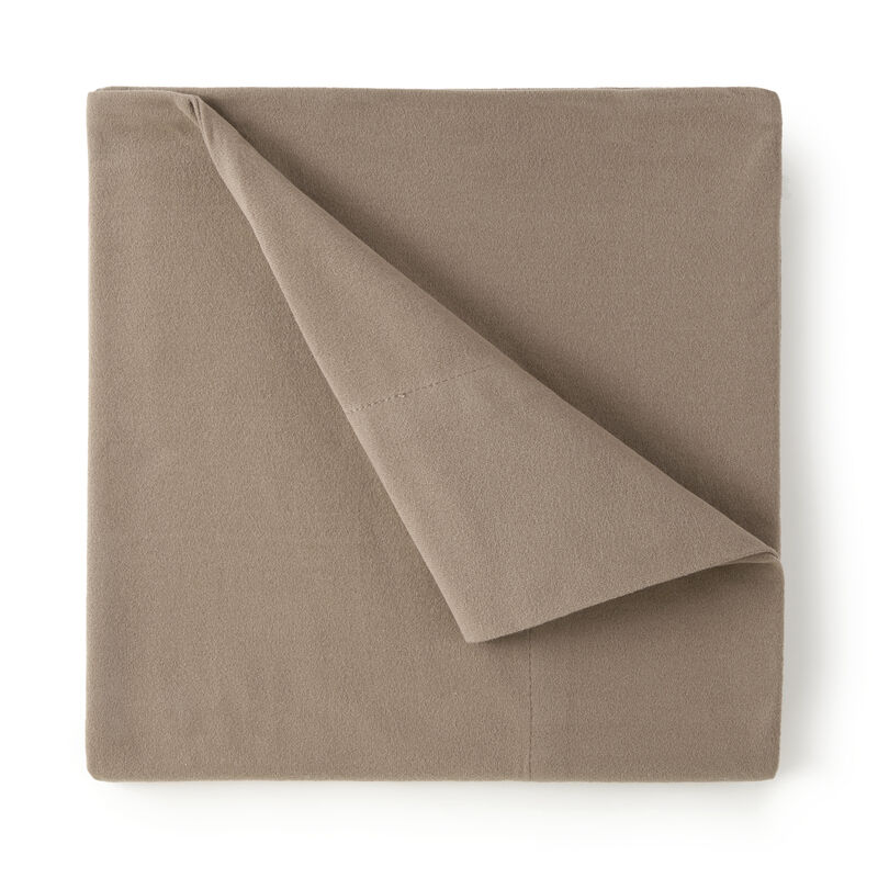 Micro Flannel Solid Color Deep-Pocket Sheet Set