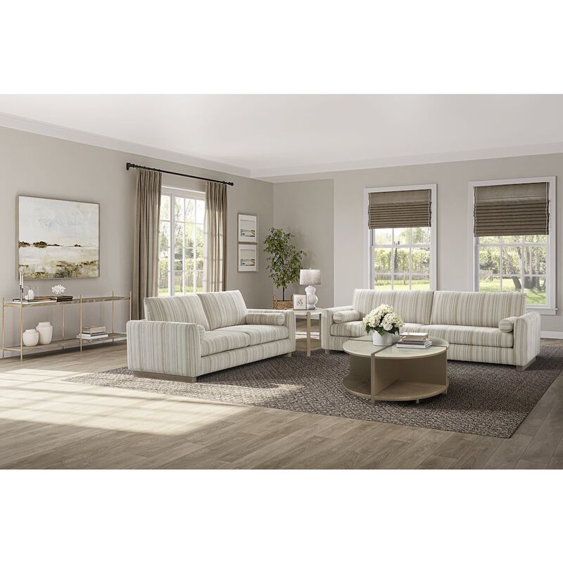 I Home Furnishings Elements Sofa In White Finish