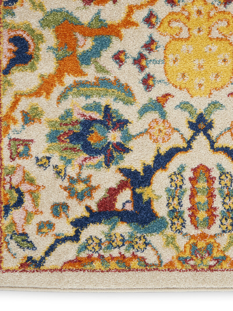 Allur ALR03 Ivory/Multicolor 3' x 5' Rug