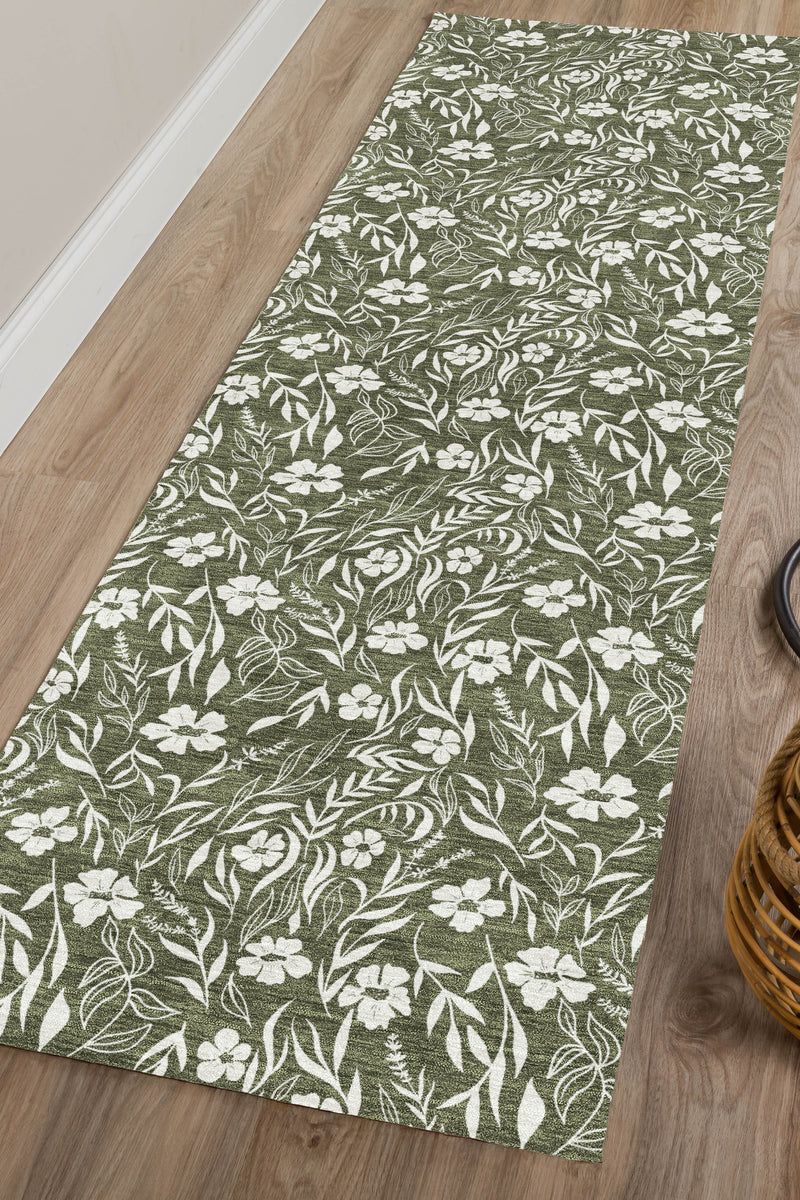 Soft Essentials SE4 Olive 9' x 12' Rug image number 4