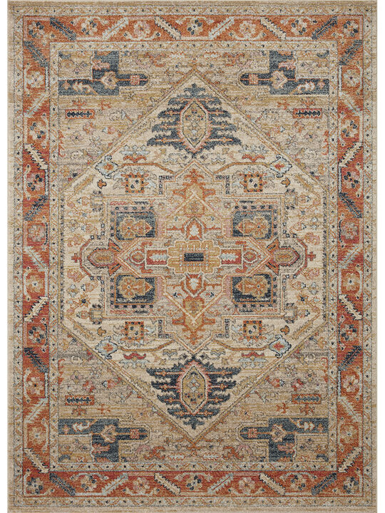 Jocelyn JOC01 Sand/Multi 4' x 6' Rug
