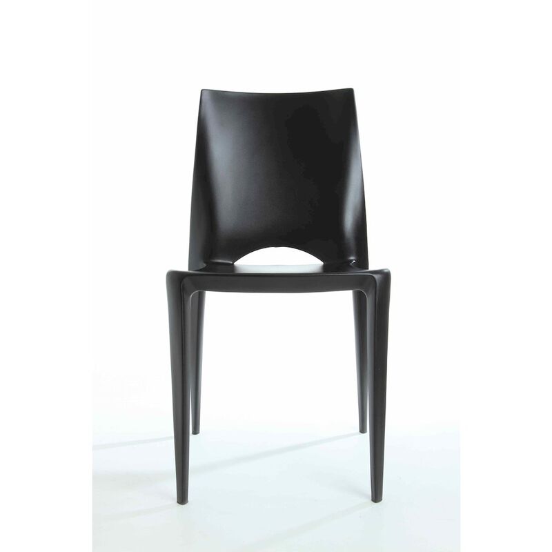 Commerical Seating Products Black Crescent Dining Chairs