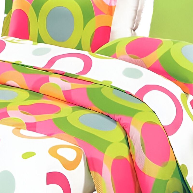 7 Piece Full Size Cotton Bedding Combo with Duvet Cover Set image number 3
