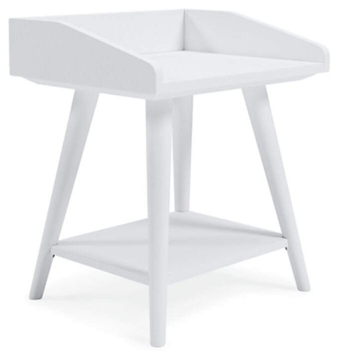Blariden Accent Table, White