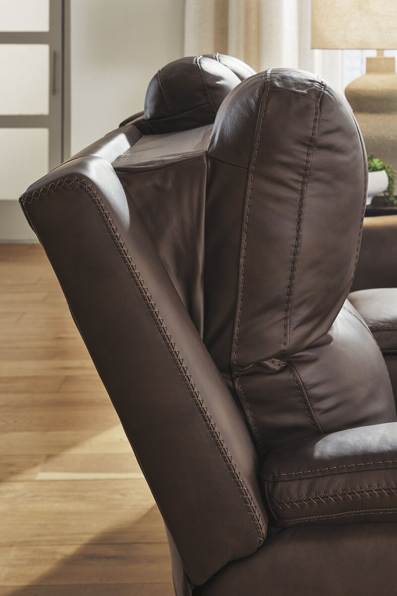 Beryton Power Reclining Loveseat with Console image number 2