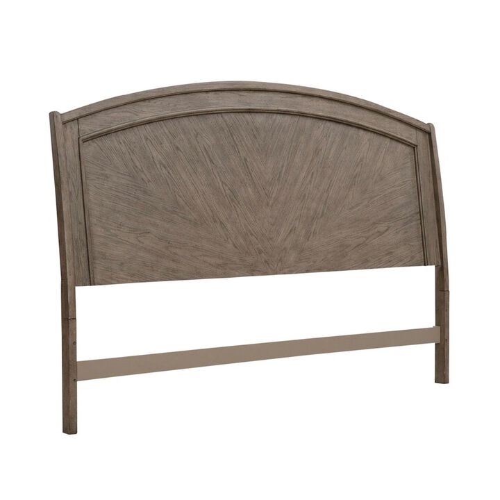 Liberty Furniture Avalon King Panel Headboard with Oak Wood Frame  - Burnished Beige