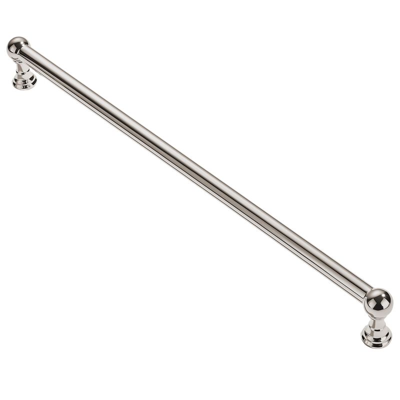 ZAUYX 1 Pack 18 Inch Hole Center Appliance Pulls Polished Nickel Cabinet pulls Solid Heavy Duty Drawer Handles Dresser Handles C