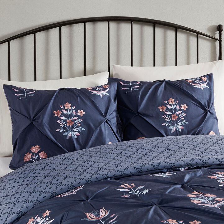 Gracie Mills Autumn 3 Piece Jacquard Comforter Set - Full/Queen