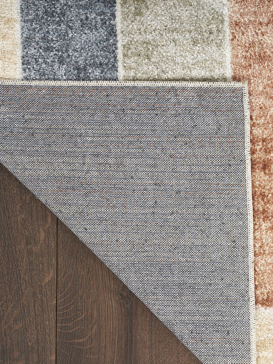 Astra Machine Washable ASW09 Multicolor 6'7" x 9' Rug