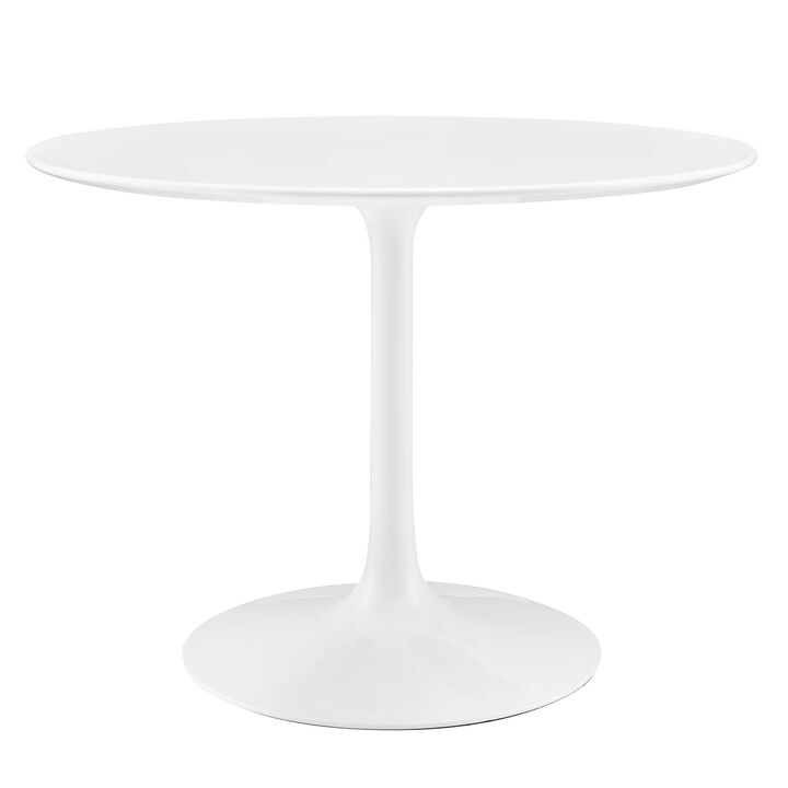 Modway - Lippa 40" Round Wood Top Dining Table White