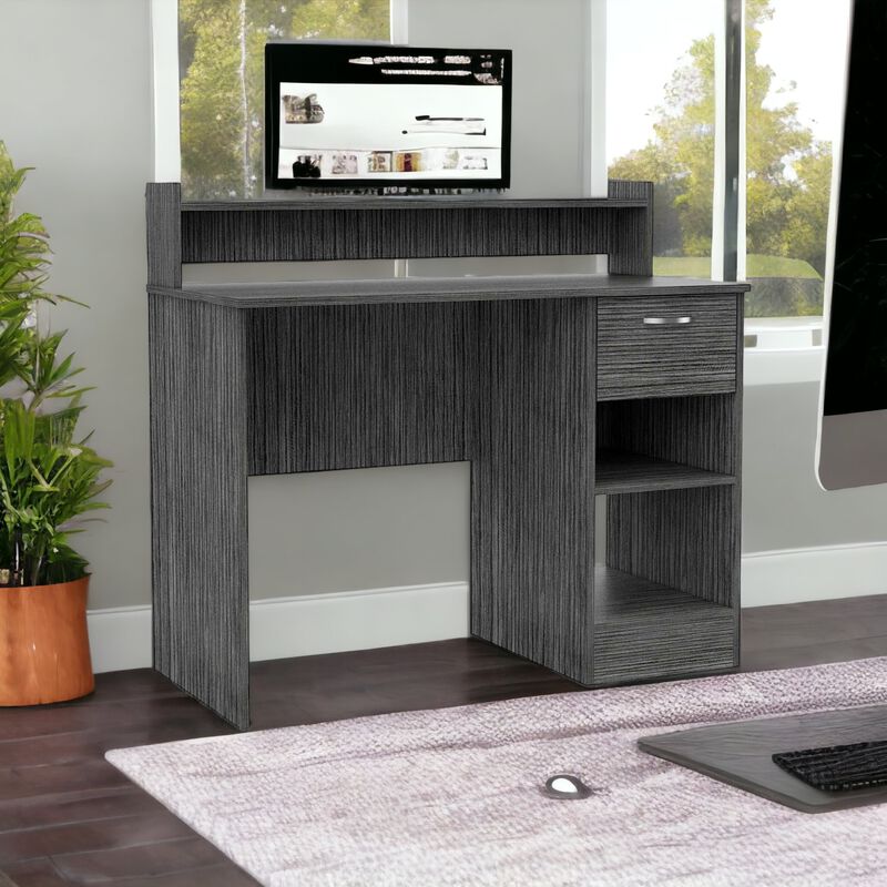 Modern Computer Desk Featuring Two Drawers for Neat and Productive Workspace