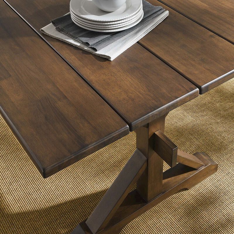 Windchime 71" Wood Dining Table image number 9