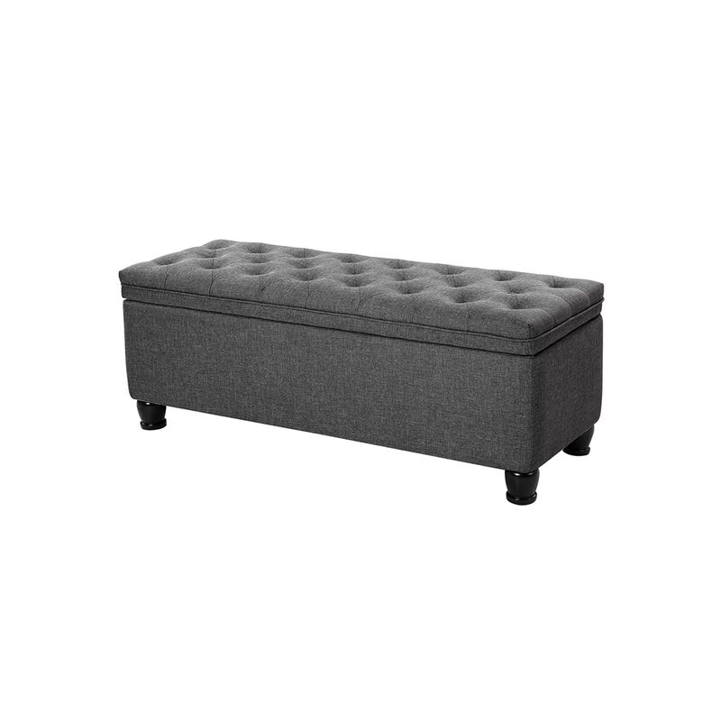 Elegant Storage Ottoman - Versatile Footstool with Hidden Storage